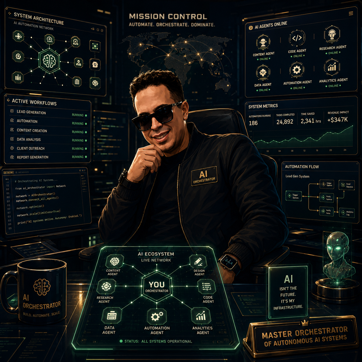 Portrait of Moamen, AI builder and context engineer